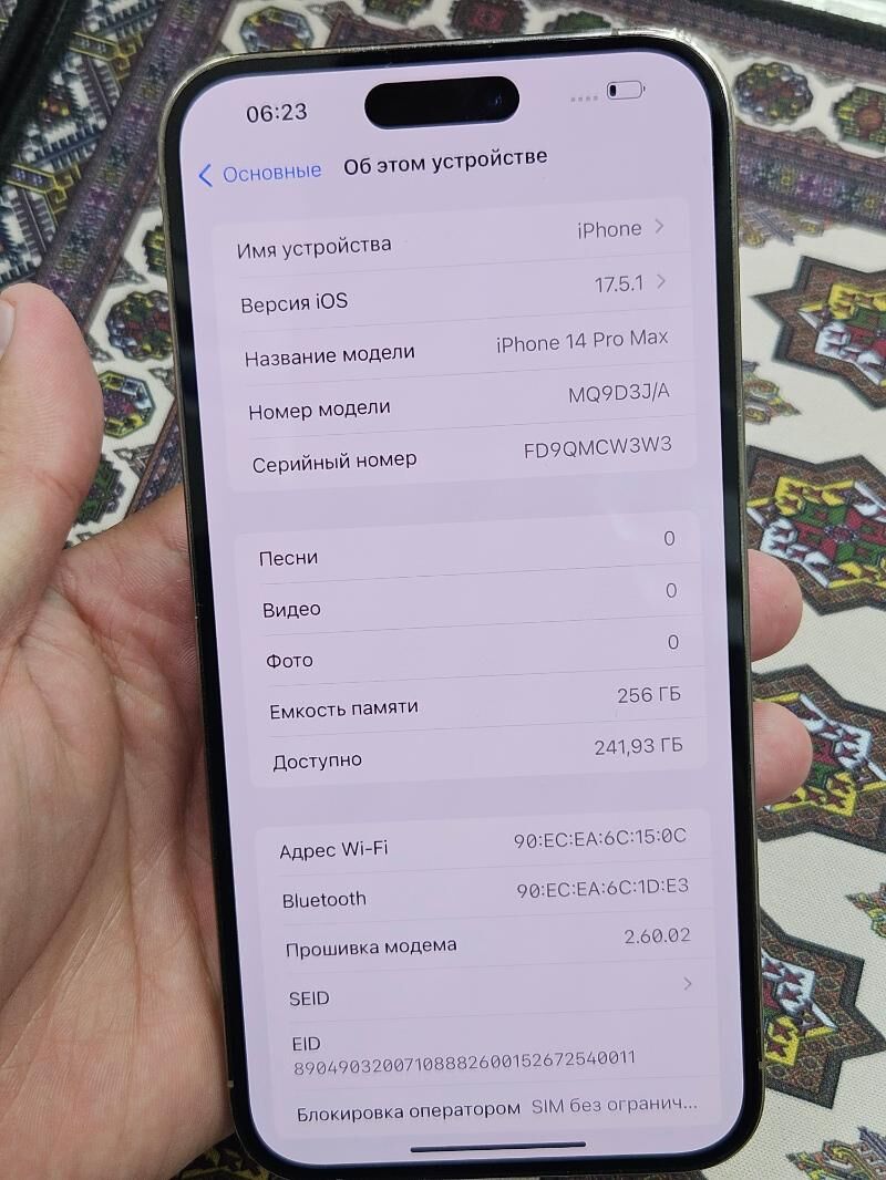 iphone 14pro max 85% 256gb - Ашхабад - img 2