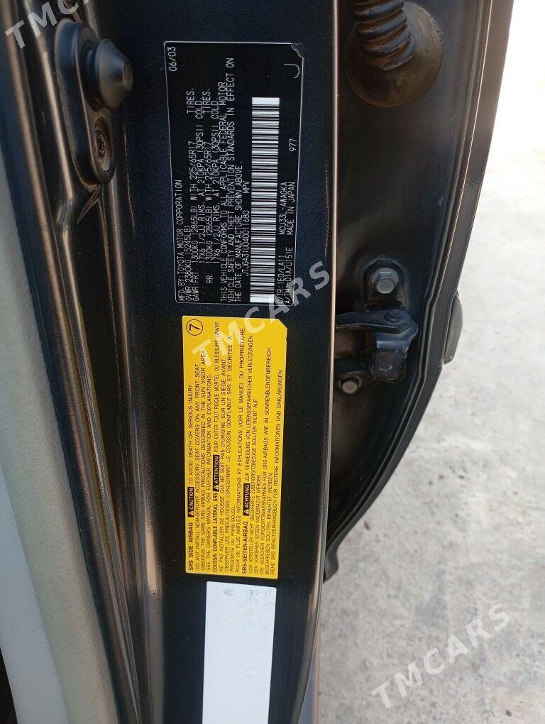Lexus RX 330 2003 - 220 000 TMT - Köýtendag - img 2