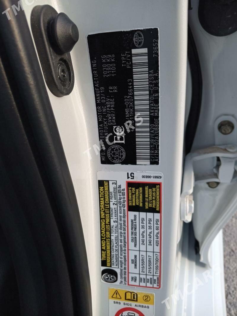 Toyota Camry 2019 - 320 000 TMT - Ашхабад - img 10