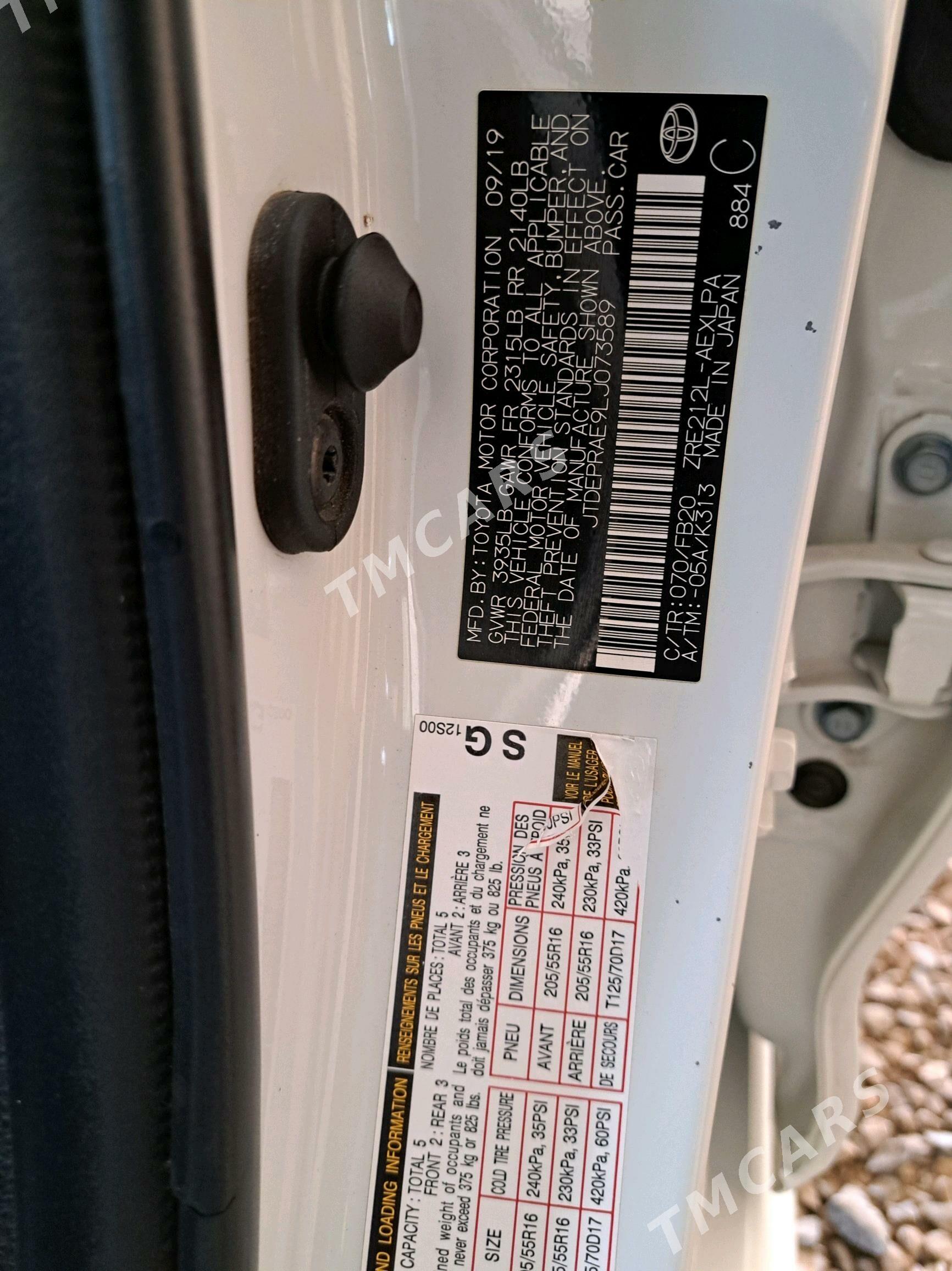 Toyota Corolla 2020 - 239 000 TMT - Мары - img 6