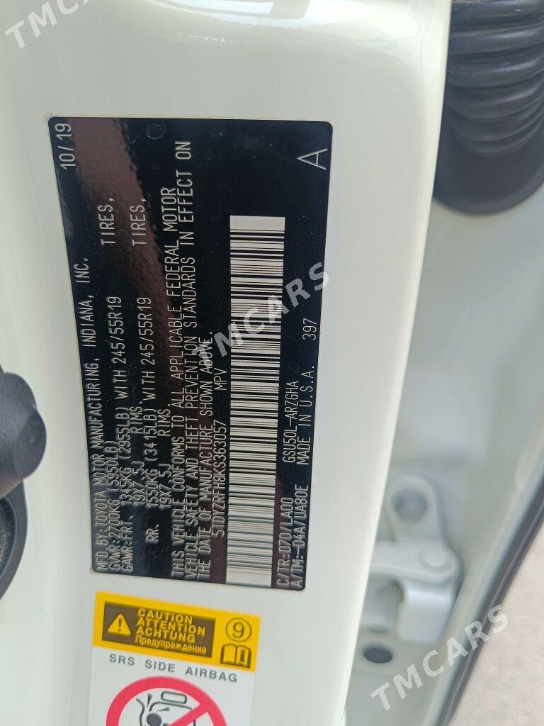 Toyota Highlander 2019 - 571 000 TMT - Aşgabat - img 6