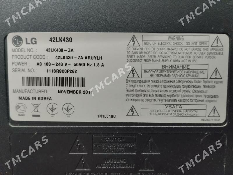 Lg telewizor 42'lik - Aşgabat - img 2