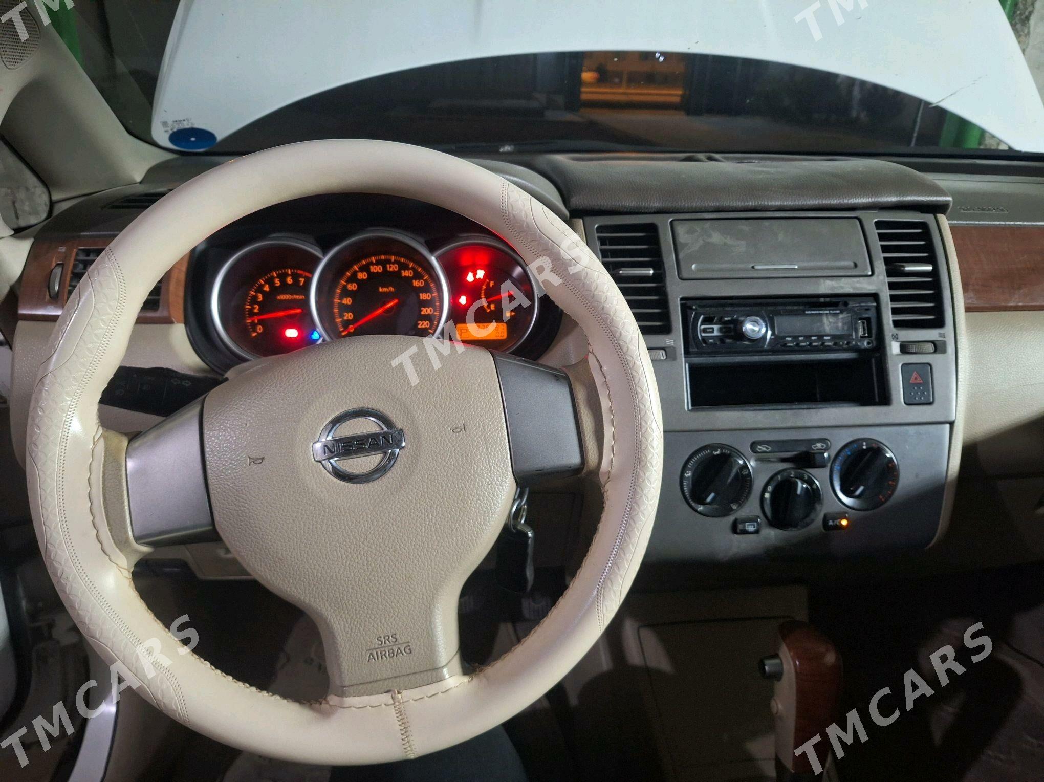 Nissan Tiida 2005 - 87 000 TMT - Ak bugdaý etraby - img 6