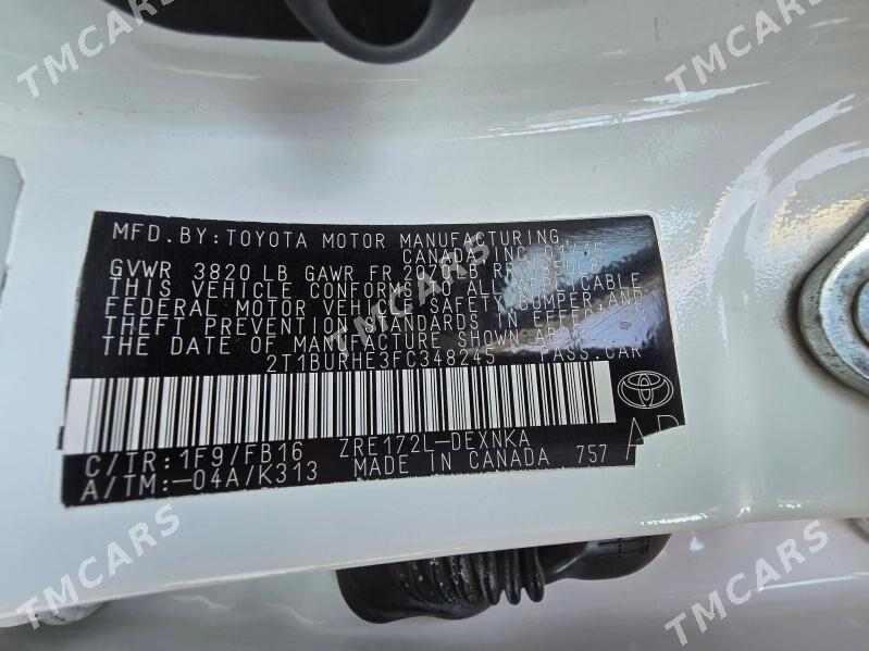 Toyota Corolla 2015 - 168 000 TMT - Aşgabat - img 5