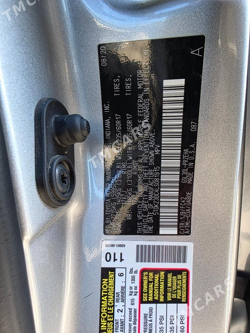 Toyota Sienna 2020 - 440 000 TMT - Мары - img 8