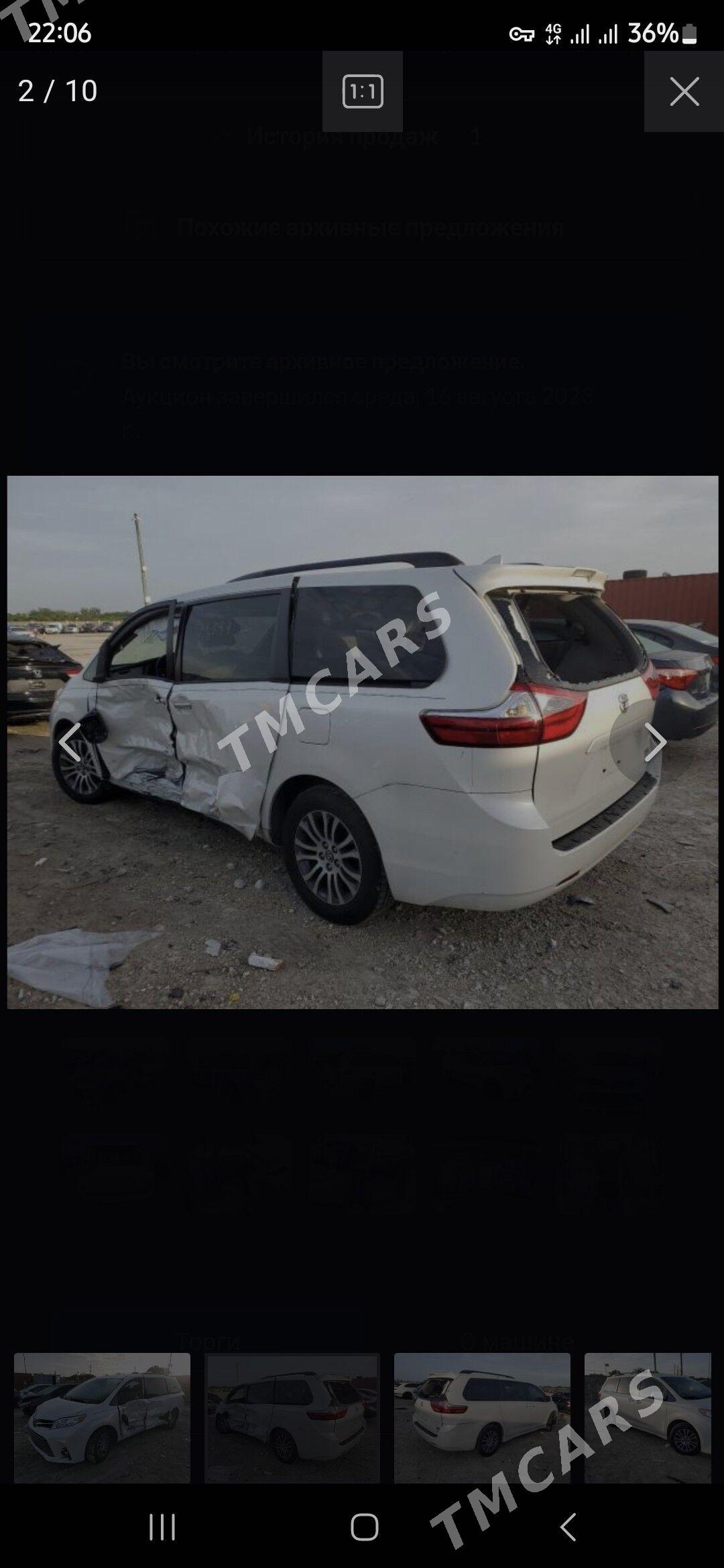 Toyota Sienna 2019 - 545 000 TMT - Aşgabat - img 4