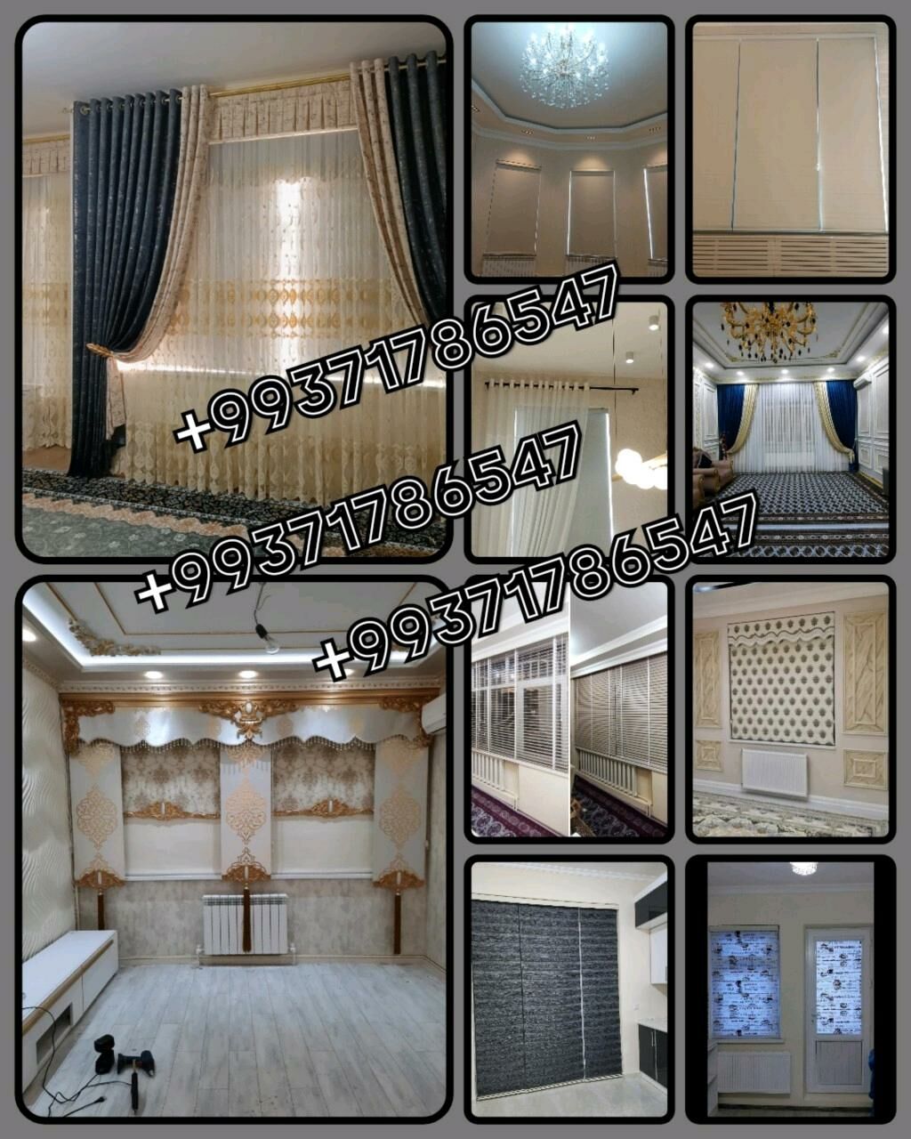 zalýuz tutylar we perdeler - Aşgabat - img 3