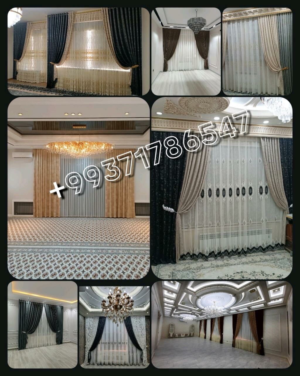 zalýuz tutylar we perdeler - Aşgabat - img 2