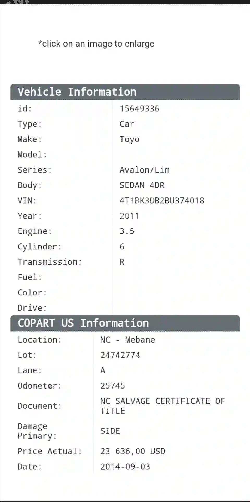 Toyota Avalon 2011 - 305 000 TMT - Aşgabat - img 6