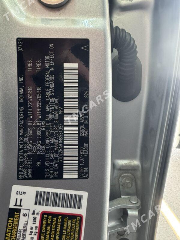 Toyota Highlander 2021 - 510 000 TMT - Daşoguz - img 10
