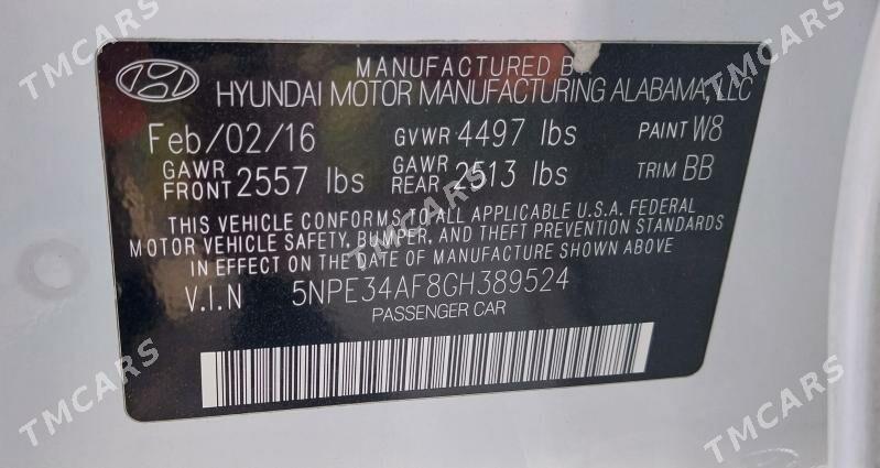 Hyundai Sonata 2016 - 215 000 TMT - 4 мкр - img 10