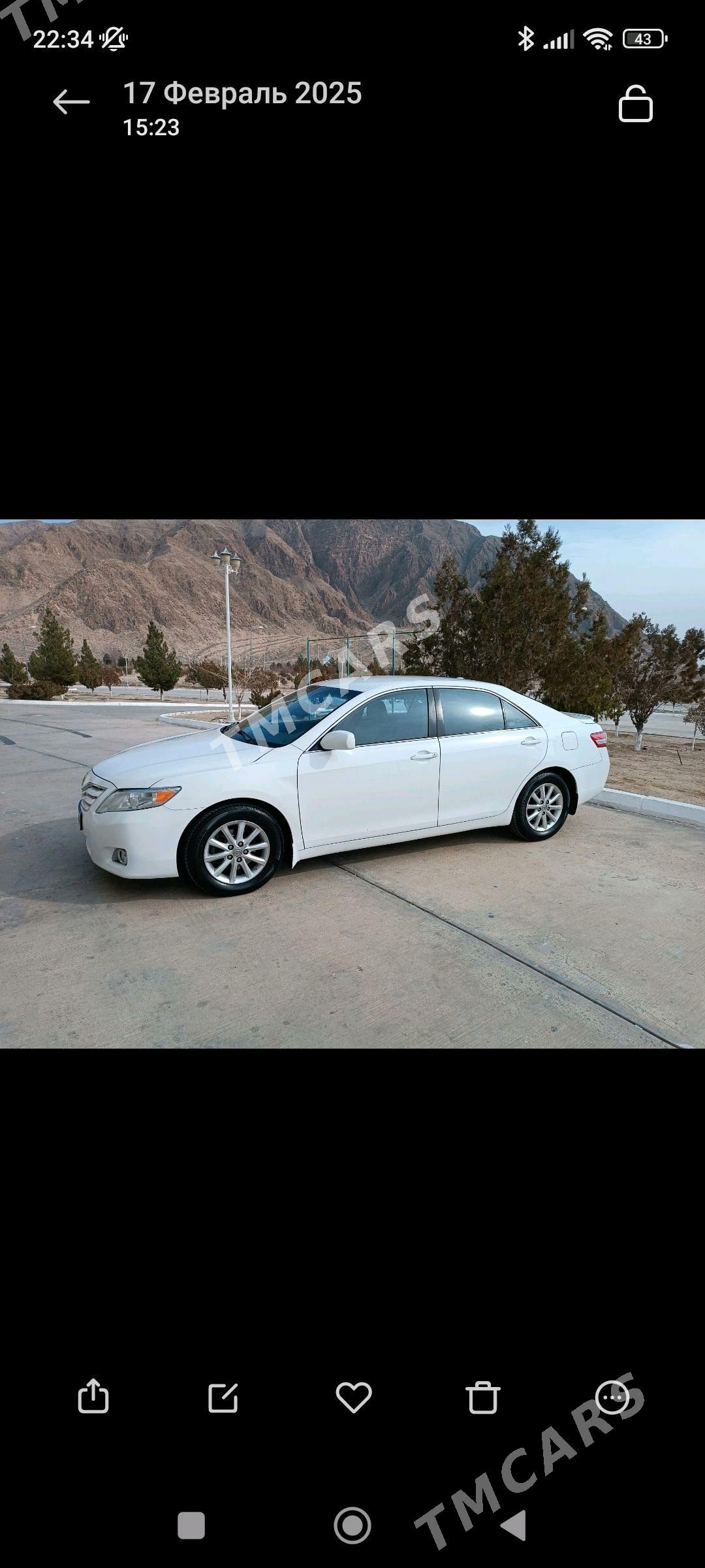 Toyota Camry 2010 - 195 000 TMT - Балканабат - img 9