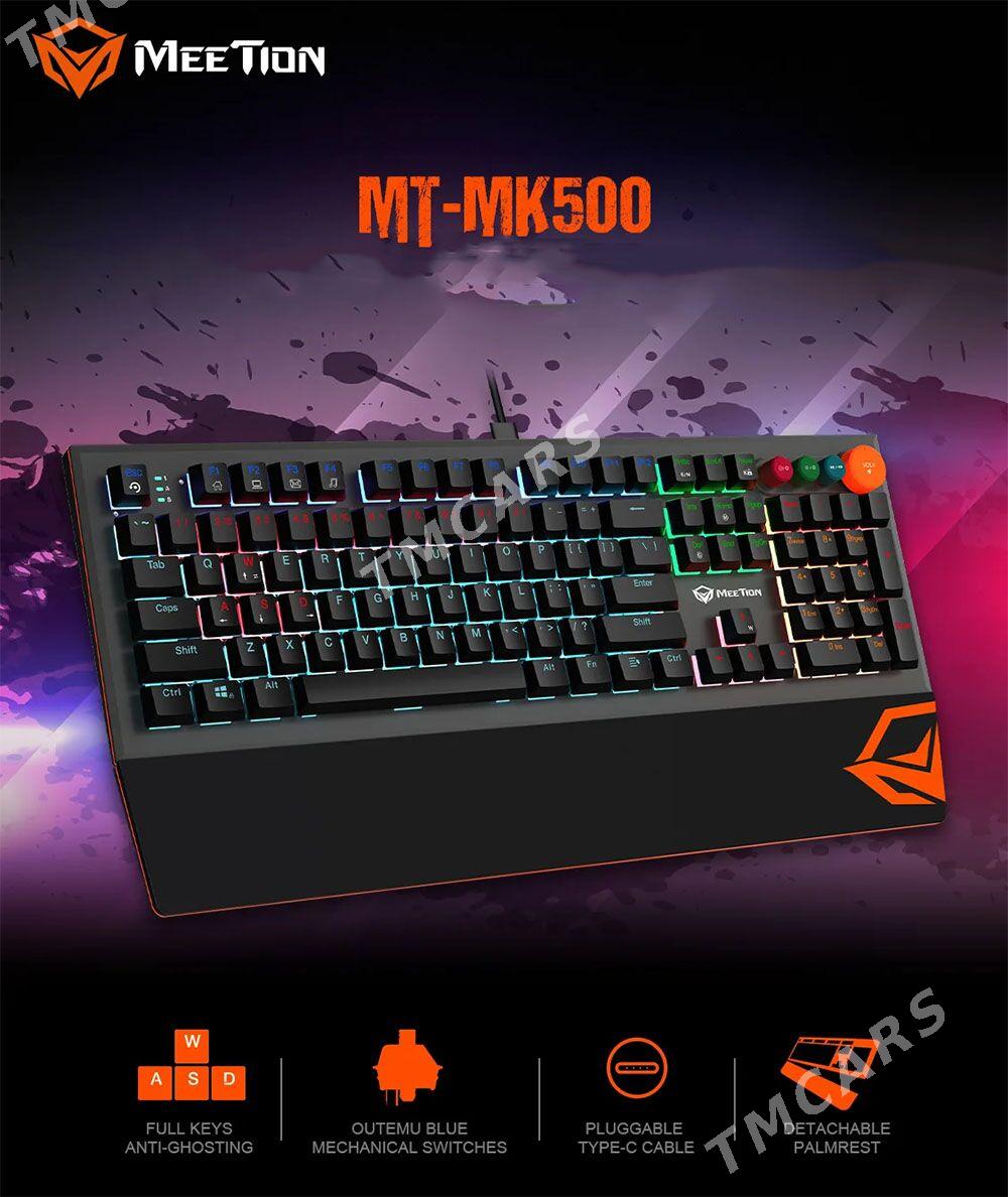 Проводная игровая клавиатура  Meetion MK500 - Aşgabat - img 6