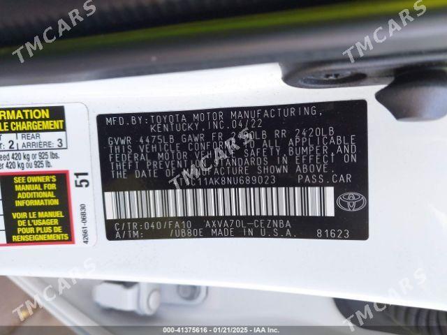 Toyota Camry 2022 - 340 000 TMT - Мары - img 8