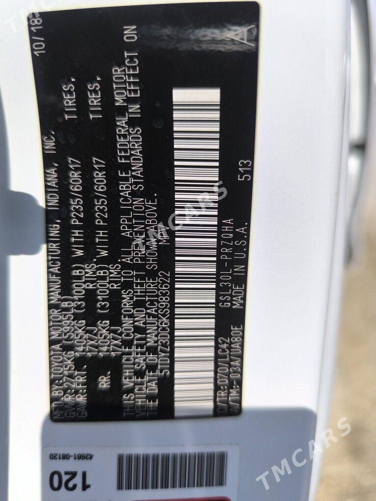 Toyota Sienna 2019 - 565 000 TMT - Aşgabat - img 7