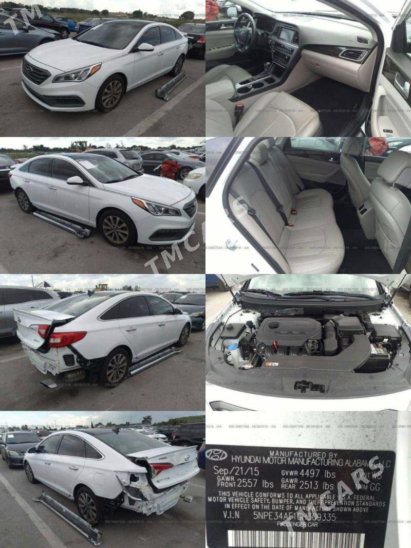 Hyundai Sonata 2015 - 225 000 TMT - Ашхабад - img 11