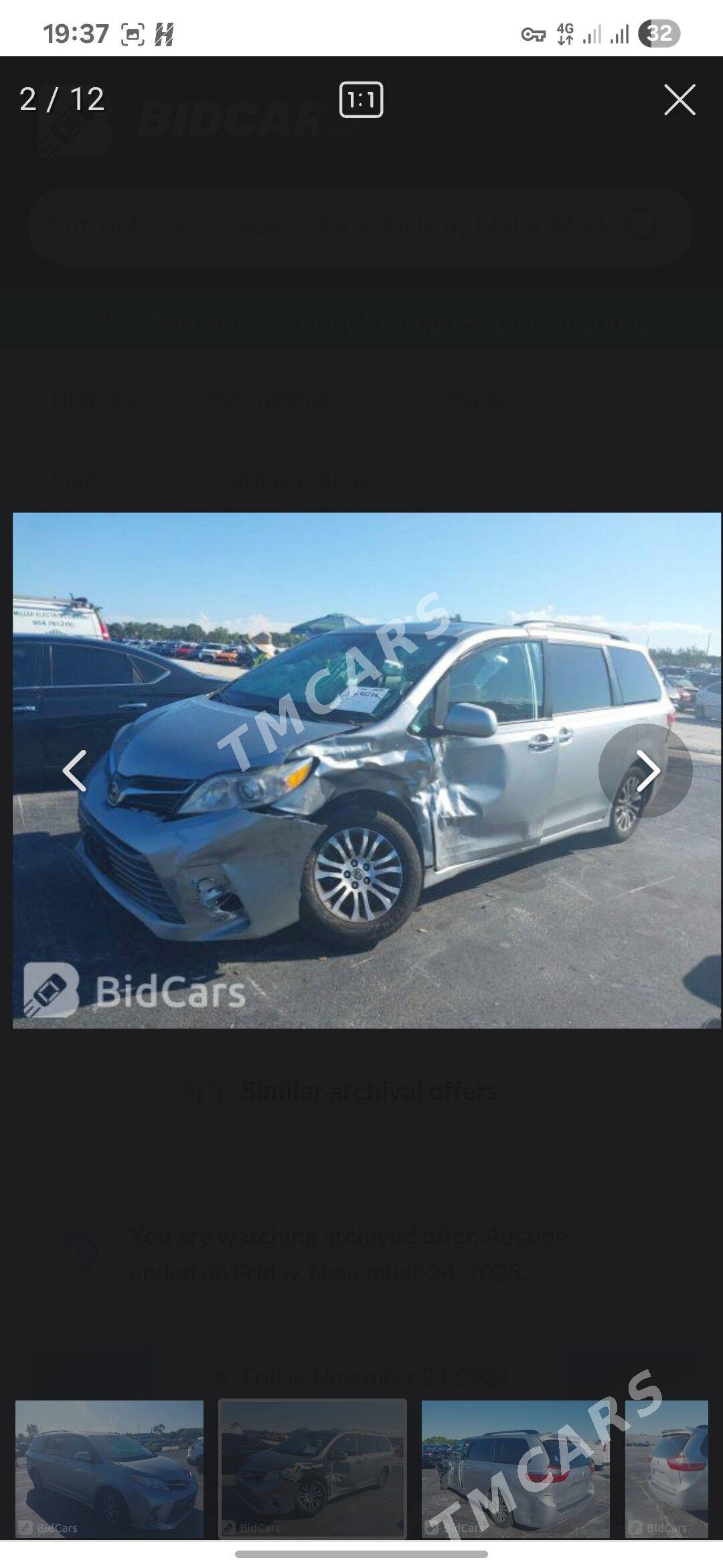 Toyota Sienna 2020 - 500 000 TMT - Теджен - img 2