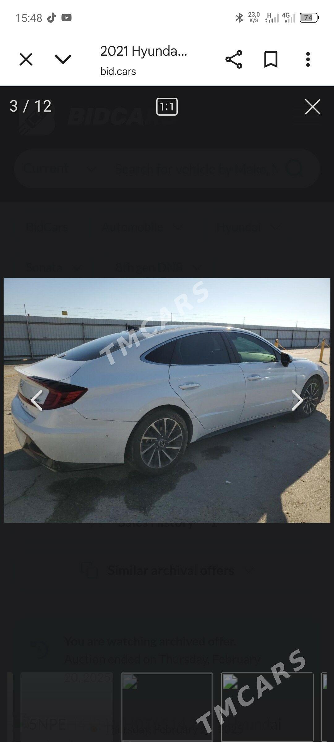 Hyundai Sonata 2021 - 325 000 TMT - Aşgabat - img 7