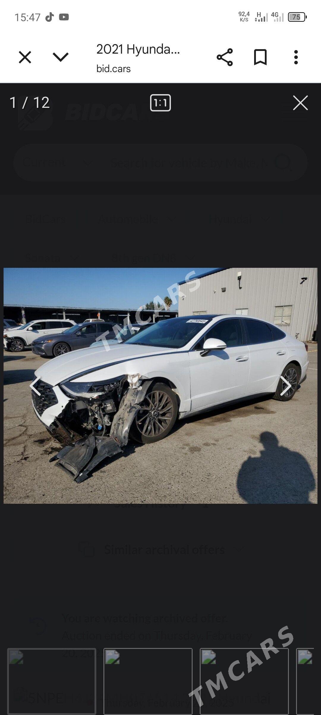Hyundai Sonata 2021 - 325 000 TMT - Aşgabat - img 5