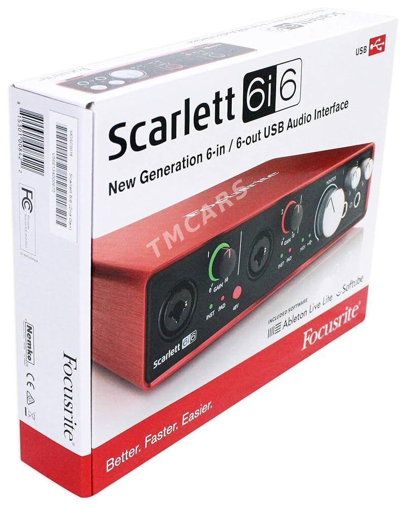 Audio Cart focusrite - Ашхабад - img 2