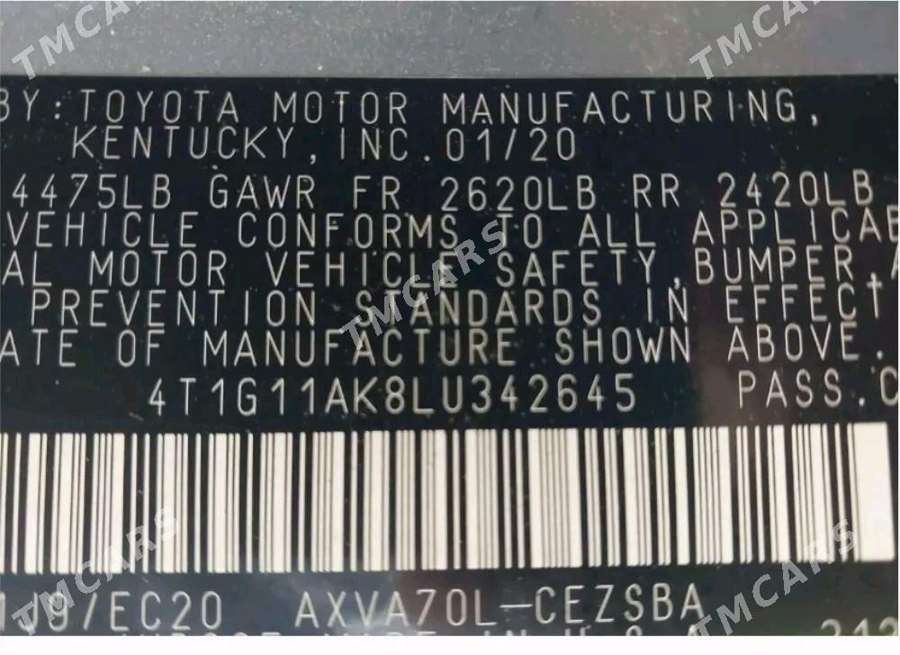 Toyota Camry 2020 - 340 000 TMT - Kerki - img 10