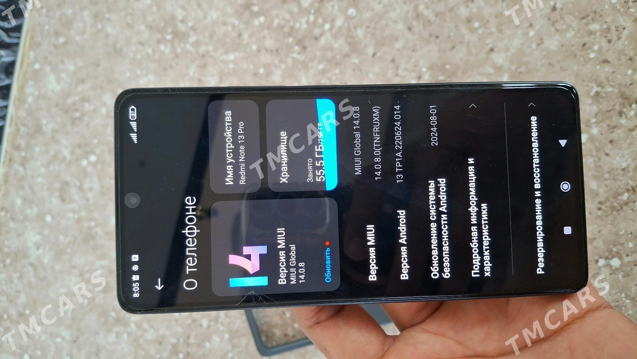 redmi not 13 pro 8+4 256gb - Туркменабат - img 2