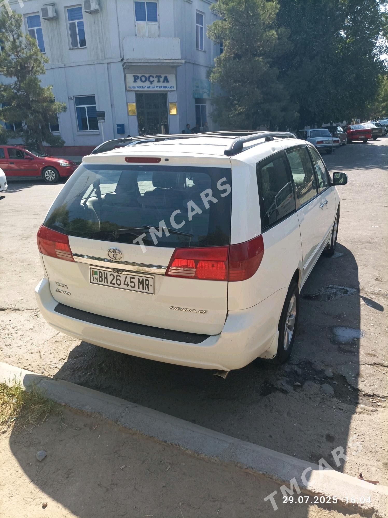 Toyota Sienna 2003 - 210 000 TMT - Мары - img 7