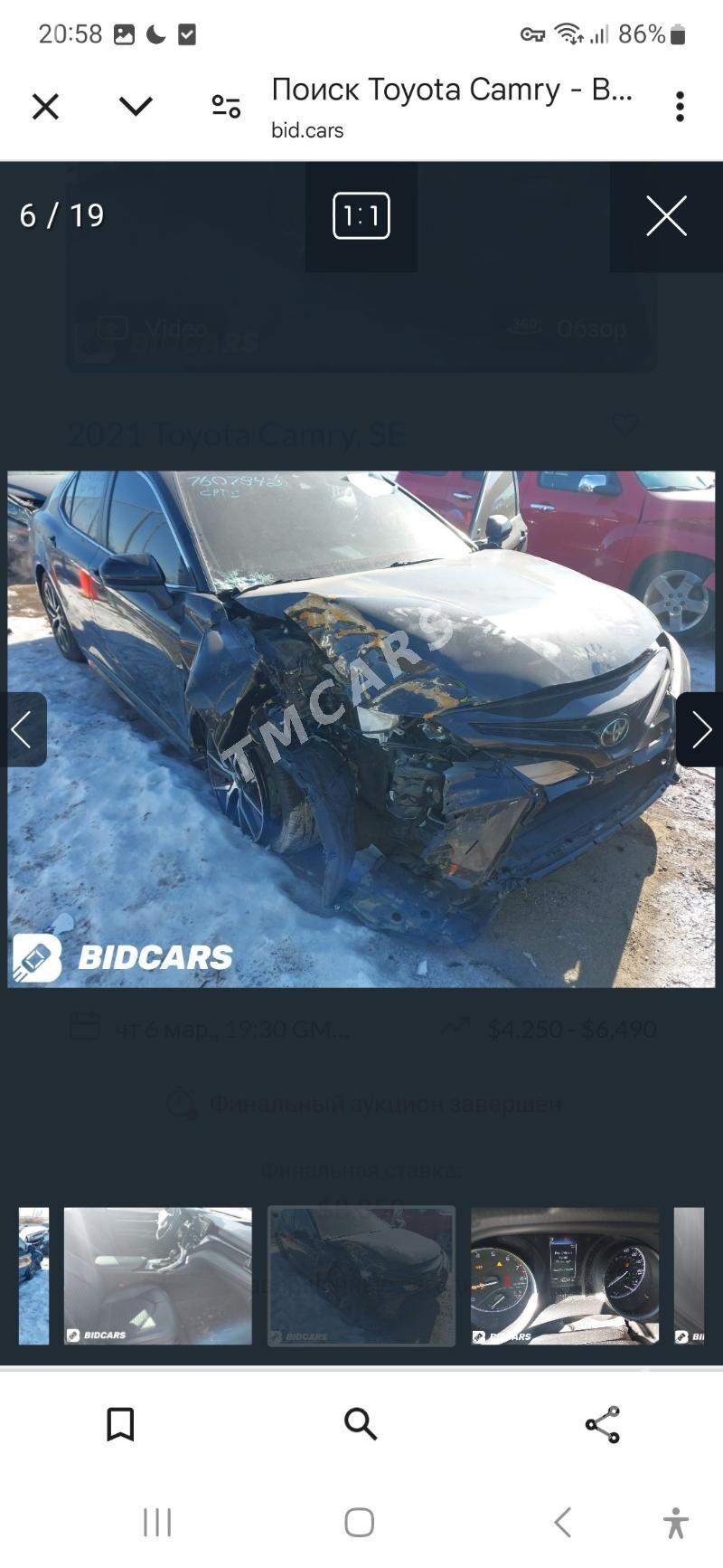 Toyota Camry 2020 - 244 000 TMT - Мары - img 8