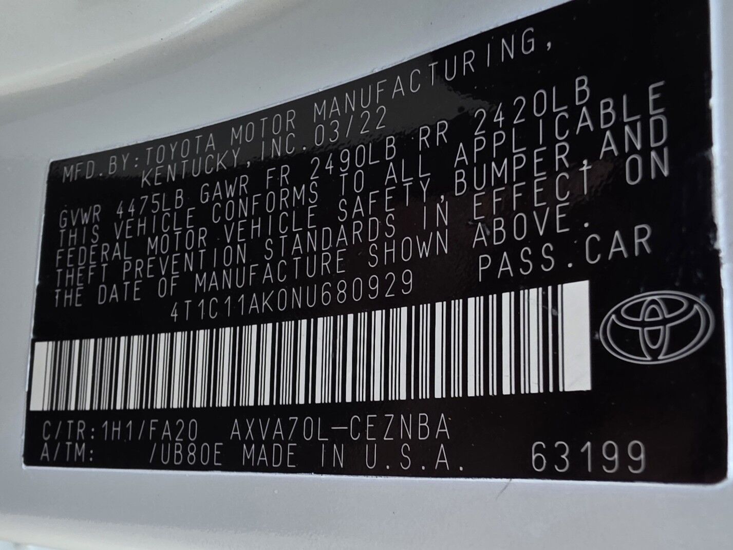 Toyota Camry 2022 - 350 000 TMT - Mary - img 6