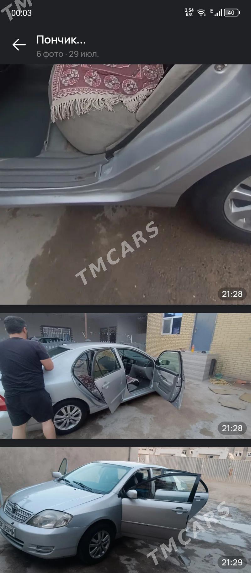 Toyota Corolla 2001 - 72 000 TMT - Мары - img 2