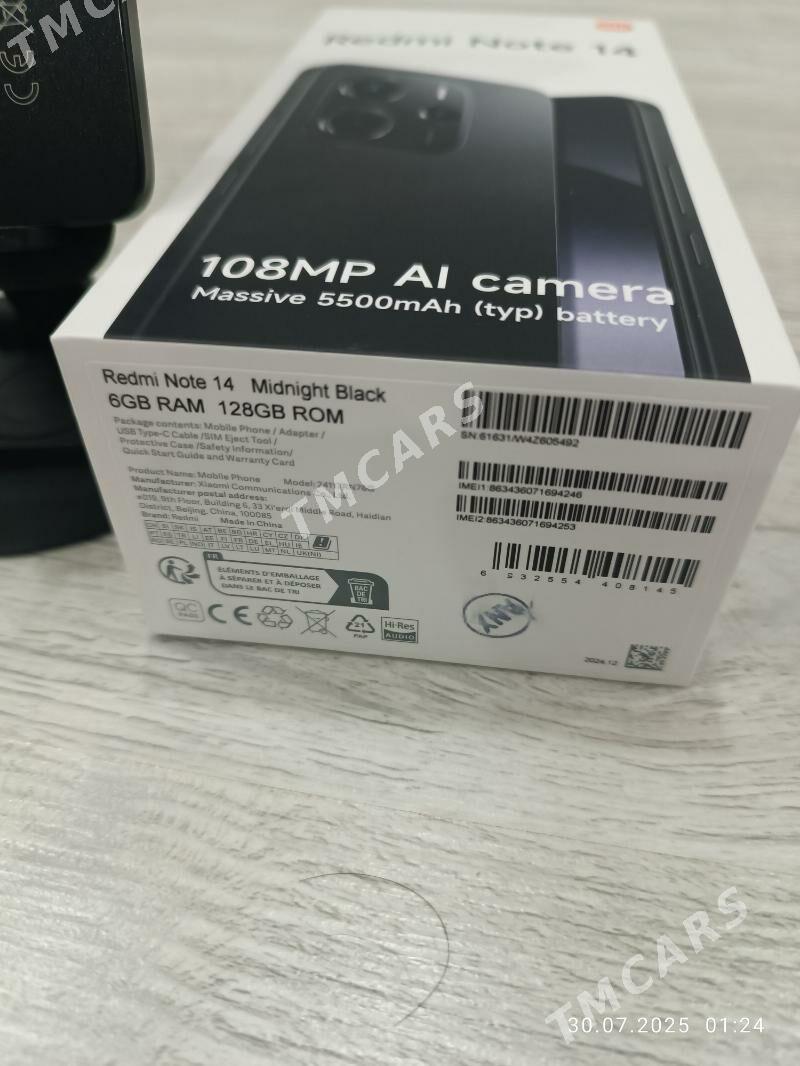 Redmi note 14 128gb - Дашогуз - img 4