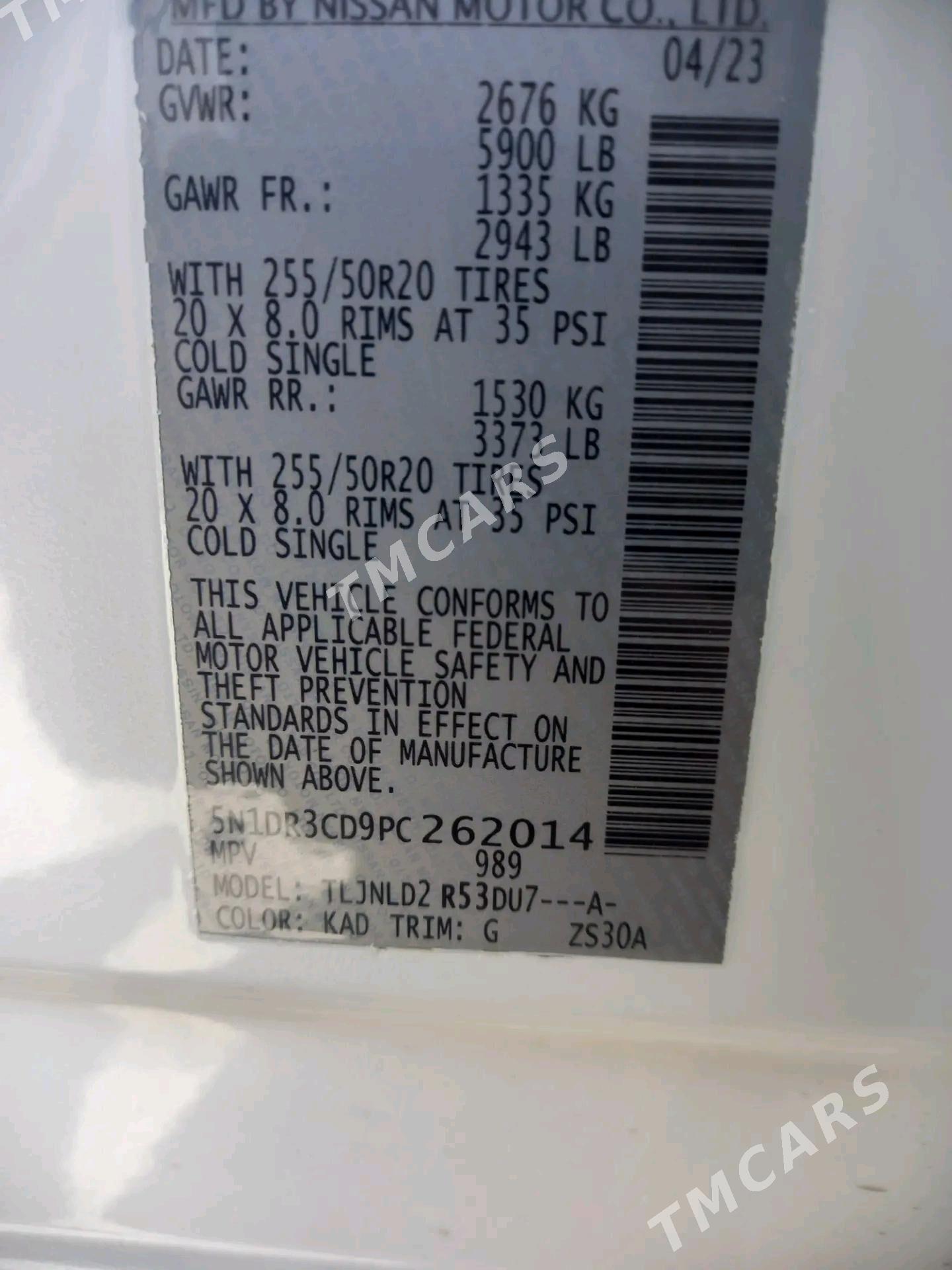 Nissan Pathfinder 2023 - 500 000 TMT - Mary - img 10