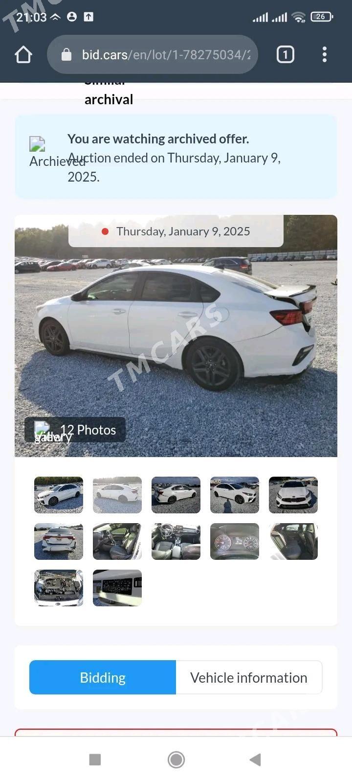 Kia Forte 2021 - 230 000 TMT - Мары - img 9
