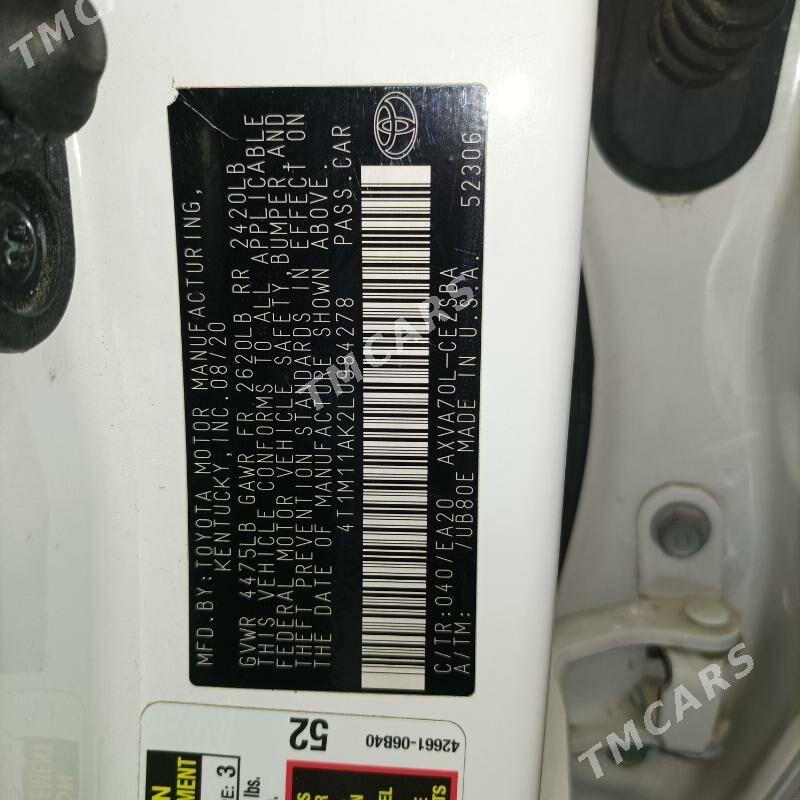 Toyota Camry 2020 - 308 000 TMT - Мары - img 2