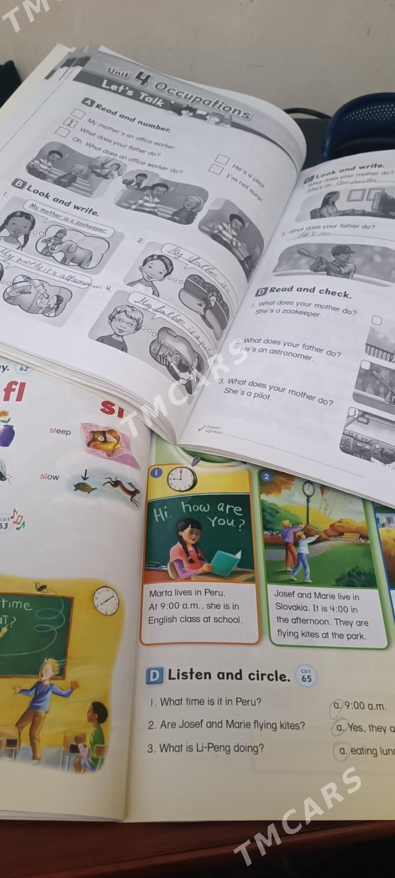 inlis dili kitap " let's go 3" - Moskowskiý köç. (10 ýyl abadançylyk şaýoly) - img 2