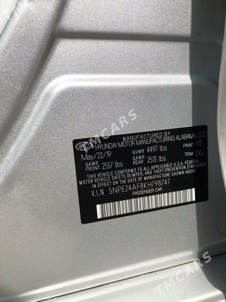 Hyundai Sonata 2019 - 200 000 TMT - Балканабат - img 4