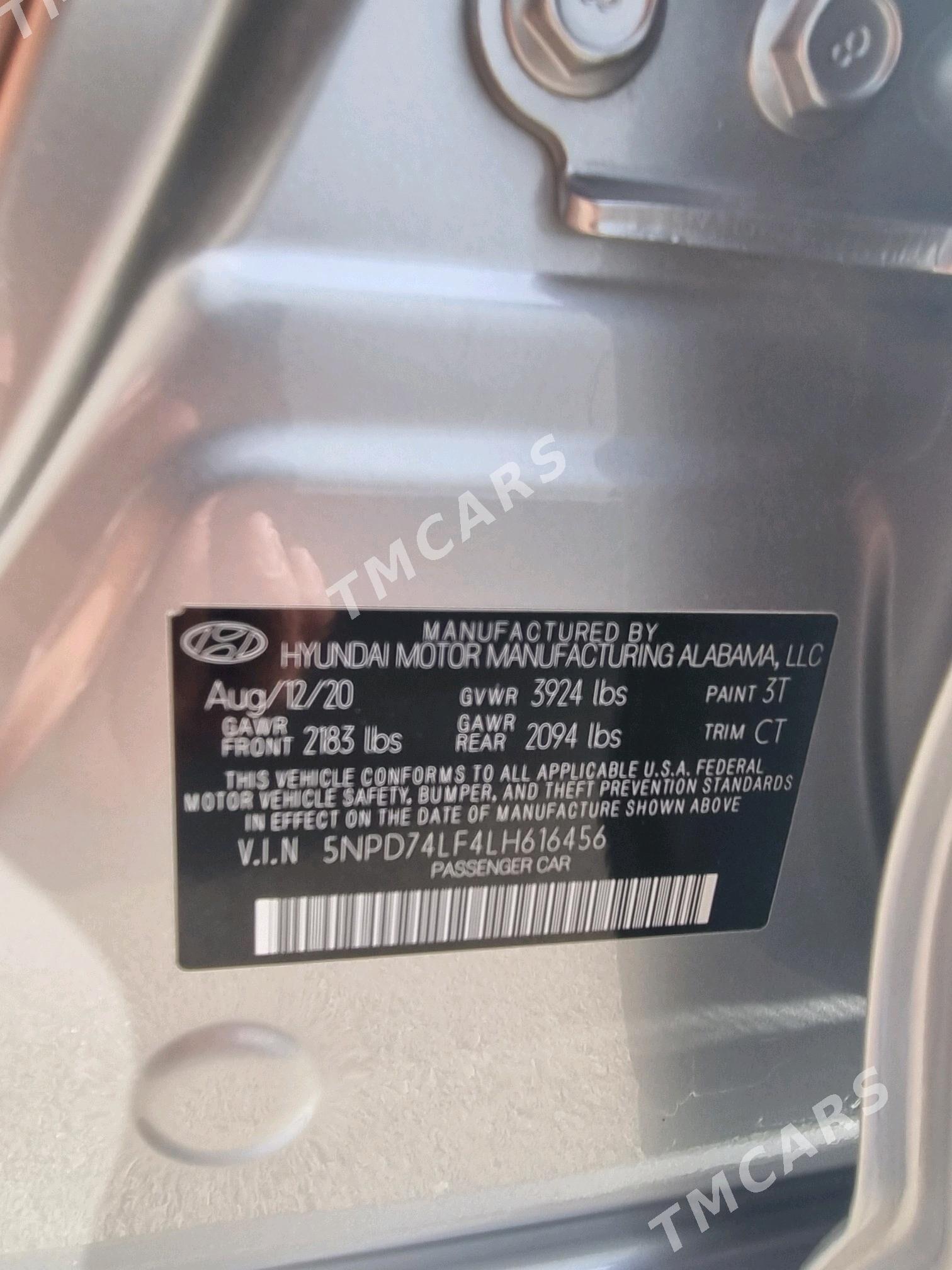 Hyundai Elantra 2020 - 205 000 TMT - "Алтын Асыр" Гундогар базары ( Толкучка) - img 3