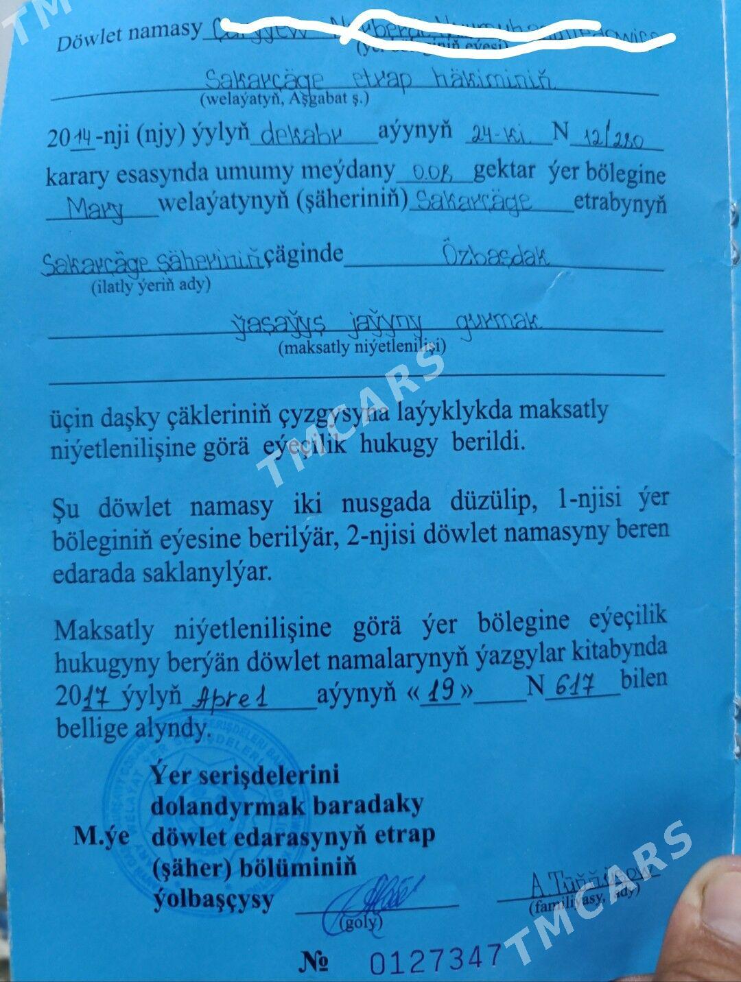 satlyk mellek ýer - Сакарчага - img 4