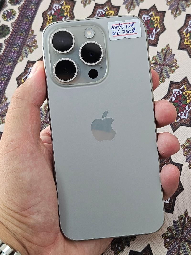 iphone 15pro 100% 128gb ZA - Ашхабад - img 2