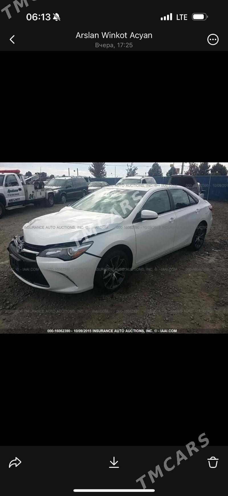 Toyota Camry 2015 - 290 000 TMT - Ашхабад - img 7