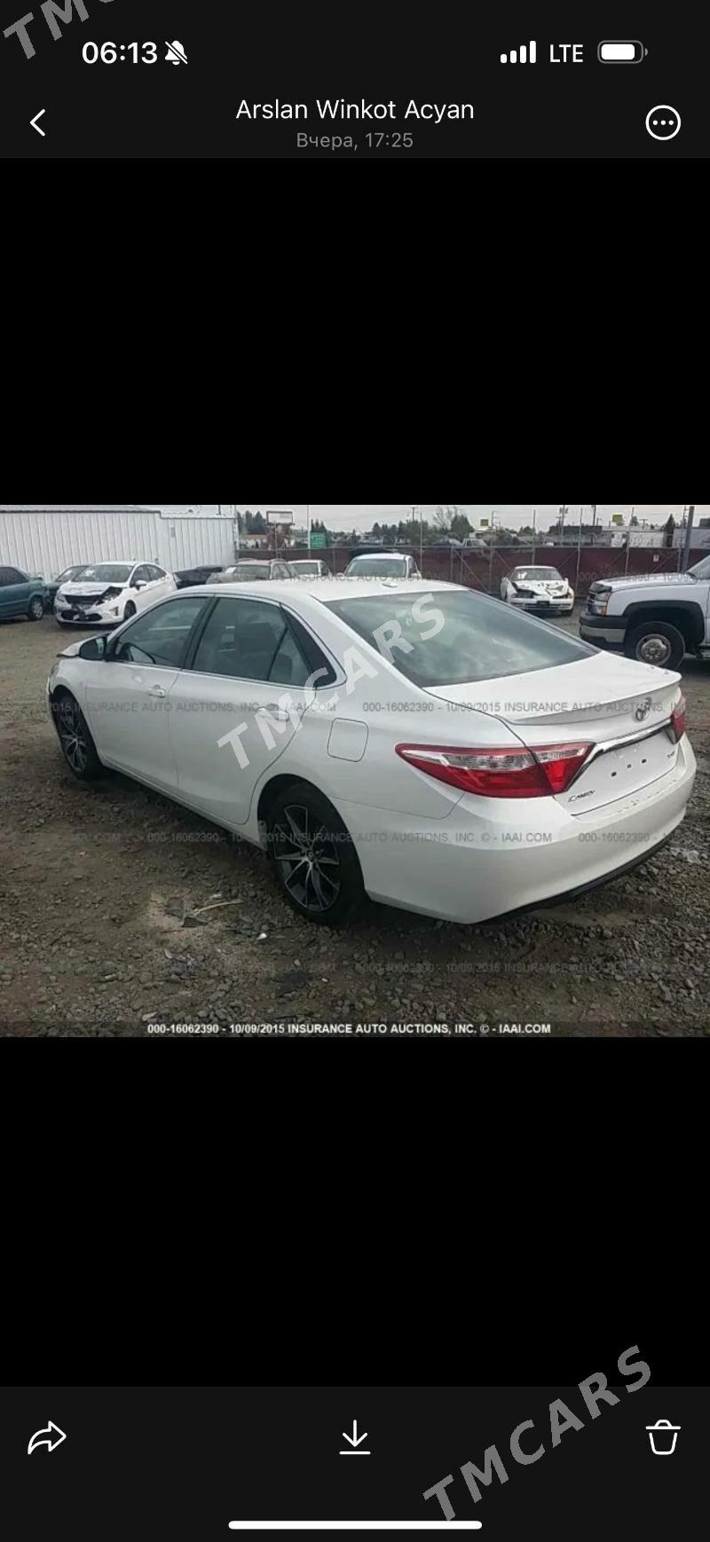 Toyota Camry 2015 - 290 000 TMT - Ашхабад - img 8
