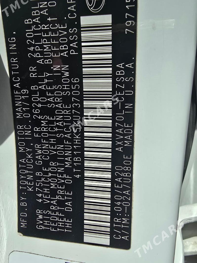 Toyota Camry 2019 - 345 000 TMT - Aşgabat - img 5