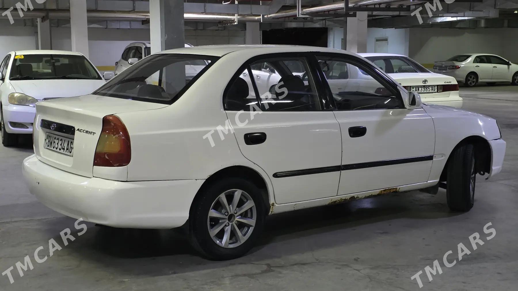 Hyundai Accent 2000 - 36 000 TMT - ул. Московская (10 йыл абаданчылык ш.) - img 3