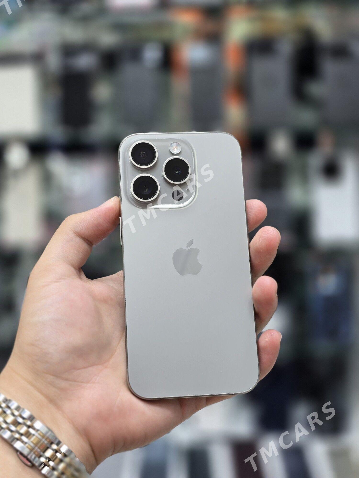 iphone 15 pro 100% 128gb 2sim - Aşgabat - img 2