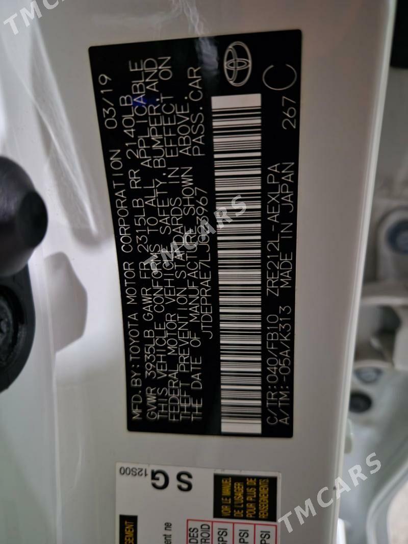 Toyota Corolla 2019 - 238 000 TMT - Aşgabat - img 4