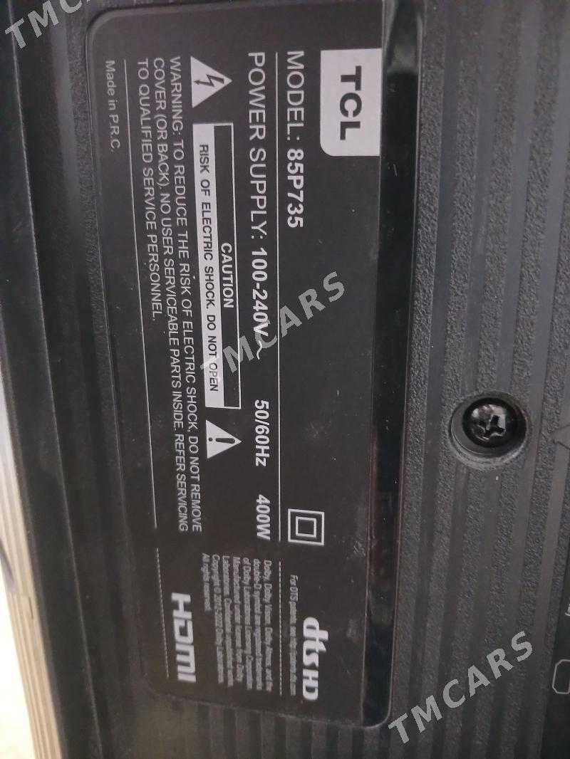 Telewizor TCL.85 lik - Гёкдепе - img 2