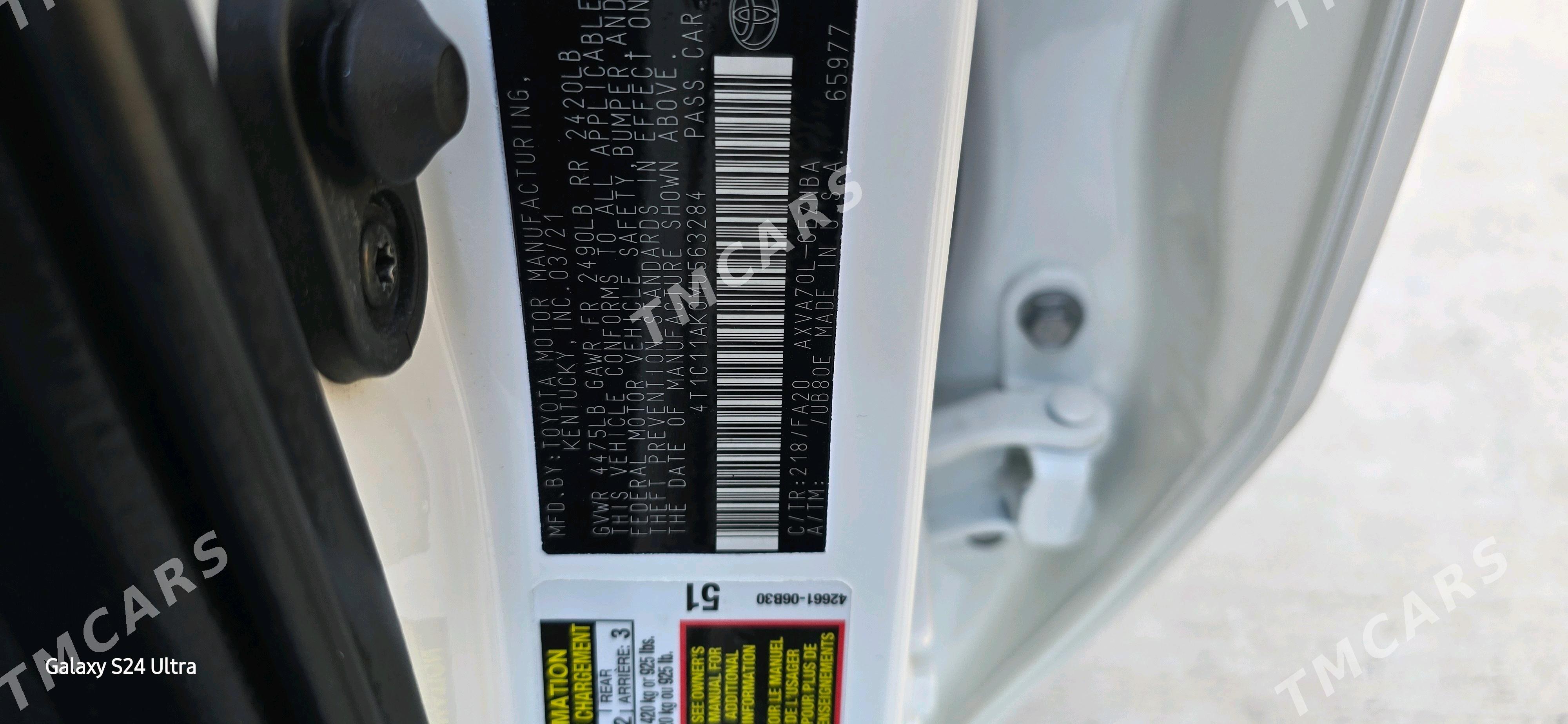 Toyota Camry 2021 - 310 000 TMT - Mary - img 6