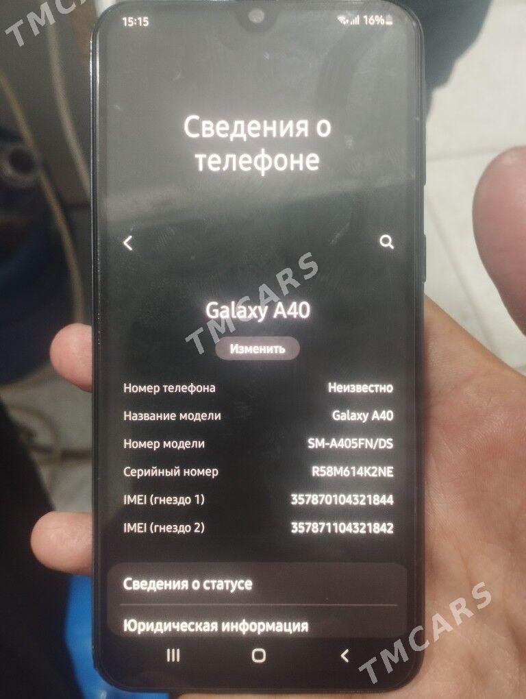 Samsung A40 - Туркменабат - img 3