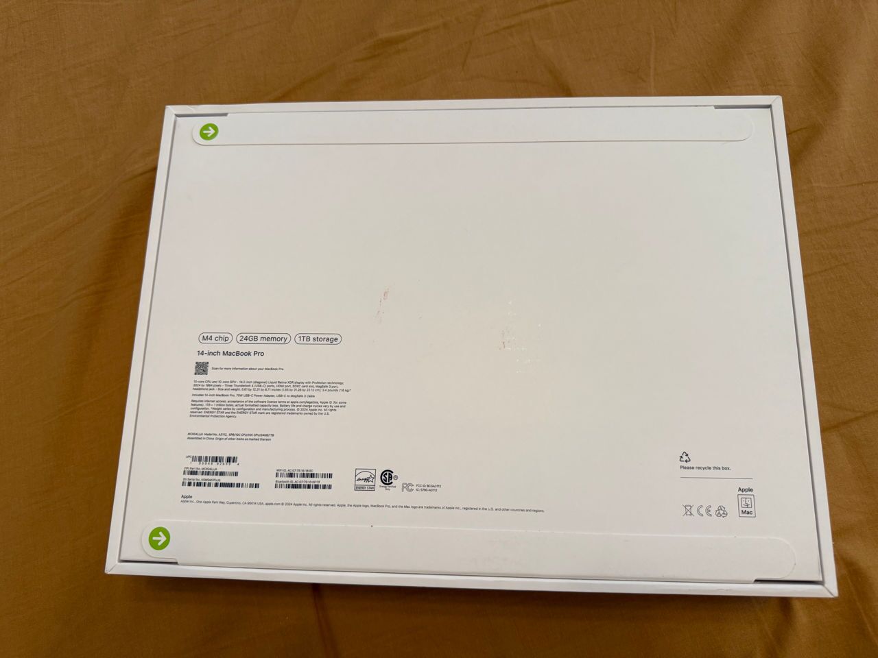 MacBook 14" M4 24GB/1TB Black - Aşgabat - img 2