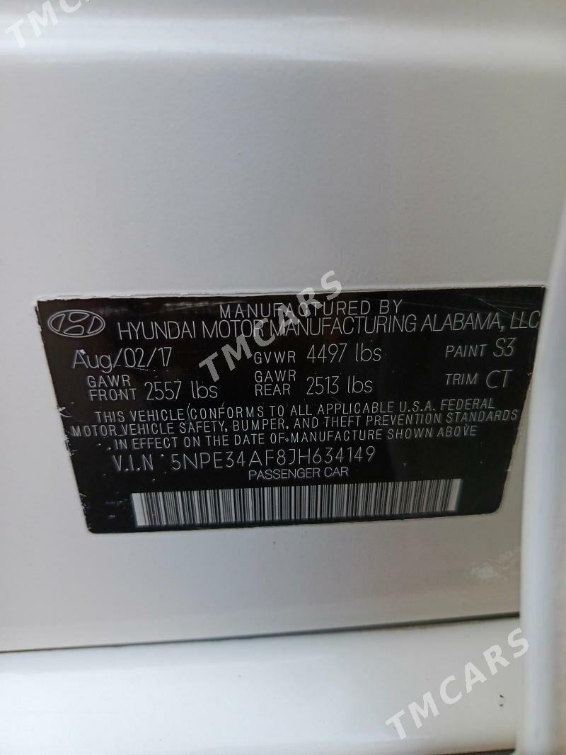 Hyundai Sonata 2018 - 177 000 TMT - Aşgabat - img 5